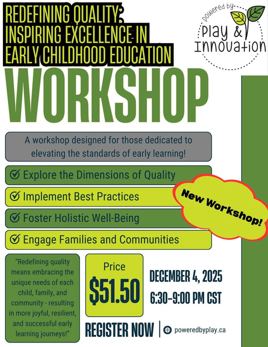 Redefining Quality: Inspiring Excellence in Early Childhood Education - Online